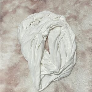 White Infinity Scarf